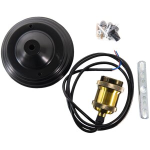 LumiLamp 5LL-95GO Suspensie lampă 150 cm E27-max 1x60W Culoare aurie, negru