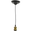 LumiLamp 5LL-95GO Suspensie lampă 150 cm E27-max 1x60W Culoare aurie, negru