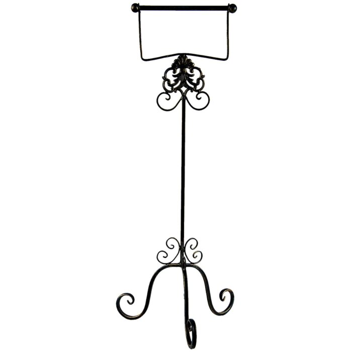 Clayre & Eef 5Y0969 Suport hârtie igienică, podea, maro, 21x24x72 cm