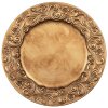 Clayre & Eef 64802GO Sub farfurie de culoare aurie Ø 33x2 cm