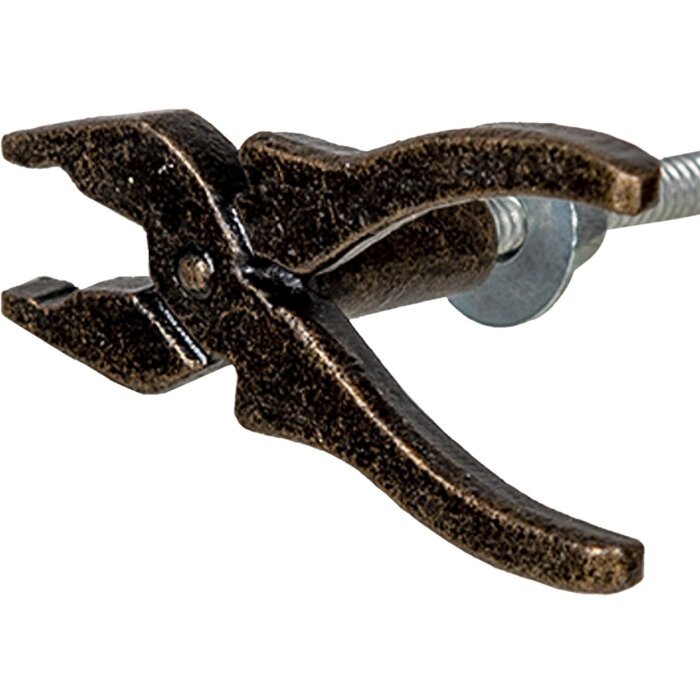 Clayre & Eef 64882 Set de 4 butoane de ușă maro 6x3x3 cm