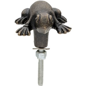 Clayre & Eef 64890 Set de 4 butoane pentru uși Frog...