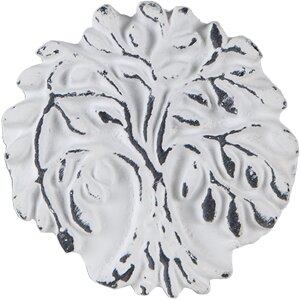 Clayre & Eef 64892 Buton ușă alb Ø 4x3 cm