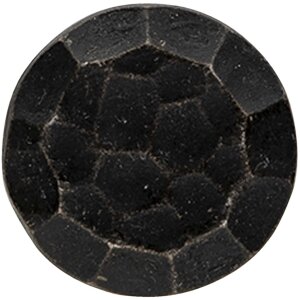 Set de 4 șuruburi de ușă Clayre & Eef, negre, Ø 4x3 cm