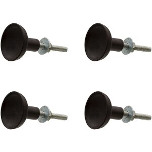 Clayre & Eef 64898 Set de 4 butoane de ușă maro...