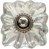 Clayre & Eef 64983 Buton de ușă transparent 4x4x3 cm