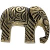 Buton de ușă elefant auriu Clayre & Eef 4x3x3 cm