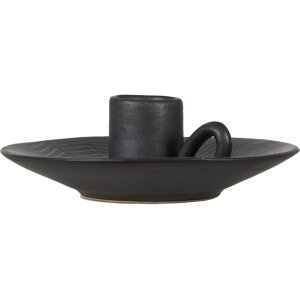 Clayre & Eef 6CE1299 Sfeșnic gri Ø 13x4 cm