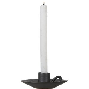 Clayre & Eef 6CE1299 Sfeșnic gri Ø 13x4 cm