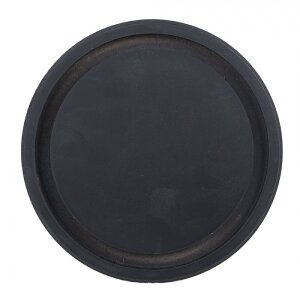 Clayre & Eef 6GL3367 Borcan clopot de sticlă negru 17x17x28 cm Sticlă Decorațiuni din lemn Cord