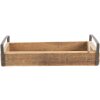 Clayre & Eef Tavă decorativă (set de 3) maro 35x20x5 - 30x15x5 - 25x10x5 cm
