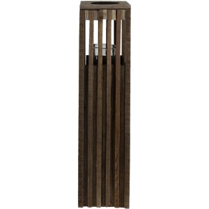 Clayre & Eef 6H2087 Lantern Wood Brown 14x14x54 cm...