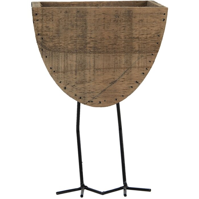 Clayre & Eef 6H2097 Ghiveci de flori de interior maro 17x13x25 cm