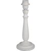 Clayre & Eef 6LMP740 Bază lampă Lampă de masă alb Ø 12x32 cm E27-max 1x40W