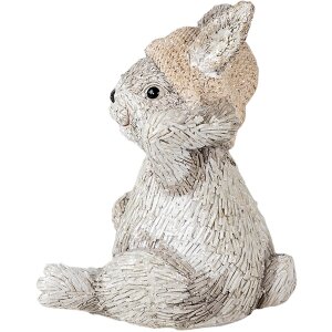 Clayre & Eef Iepuraș Decorativ Gri 11x9x13 cm