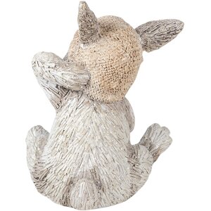 Clayre & Eef Iepuraș Decorativ Gri 11x9x13 cm