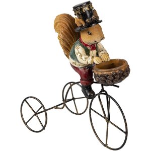 Clayre & Eef 6PR3498 Veveriță decorativă maro 21x11x23 cm