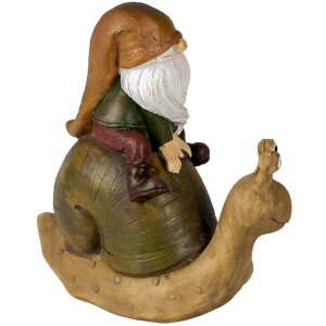 Clayre & Eef 6PR3504 Deko Zwerg Braun 10x5x10 cm