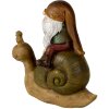 Figurină de decor Clayre & Eef – Păpușă pe broască, 10x5x10 cm