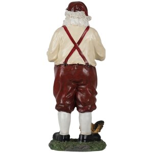 Clayre & Eef 6PR4755 Moș Crăciun 11x9x27 cm Roșu, bej