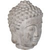 Clayre & Eef Cap de Buddha Decorativ Gri 17x17x24 cm