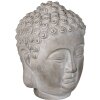 Clayre & Eef 6TE0360M Statuetă decorativă Buddha Gri 15x15x19 cm