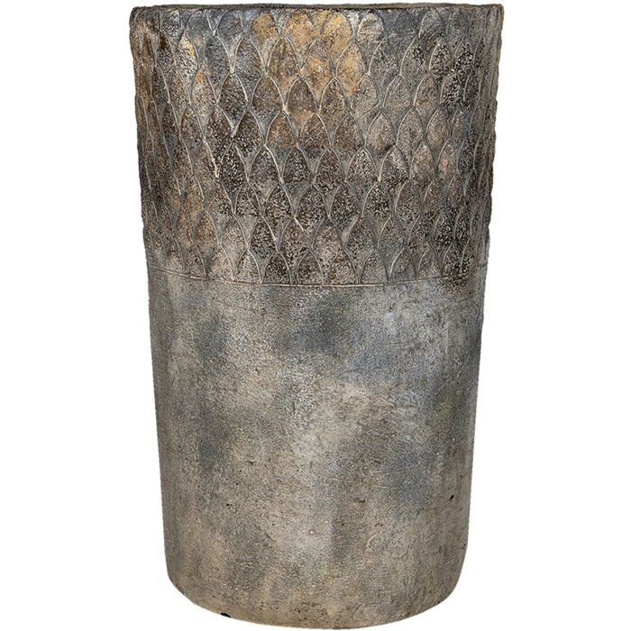 Clayre & Eef 6TE0366 Ghiveci de flori din piatră Ø 24x39 cm pentru interior