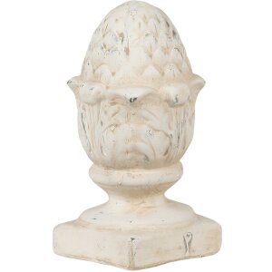 Clayre & Eef 6TE0395 Decorațiune con de pin bej 11x11x21 cm