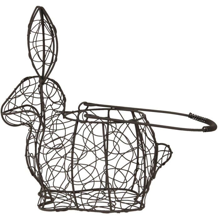 Clayre & Eef 6Y4659 Coș iepure maro 20x12x24 cm