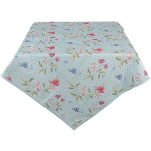 Clayre & Eef BLW05 Tischdecke Blau 150x250 cm...