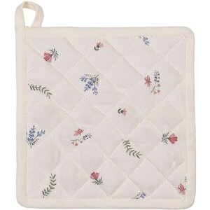 Clayre & Eef CAR45 Potholder Bej 20x20 cm