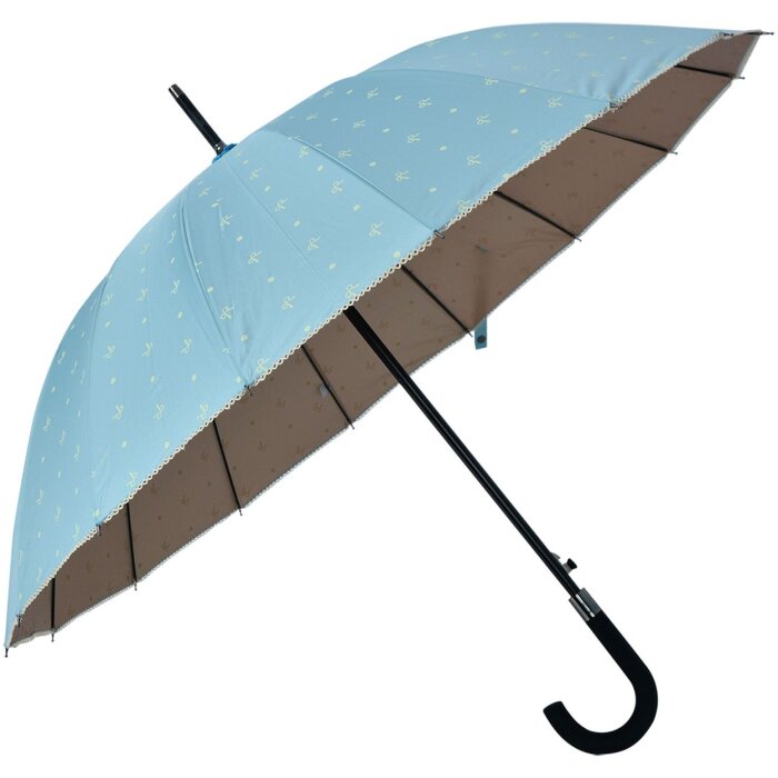 Clayre & Eef JZUM0031LBL Umbrelă adulți albastru deschis Ø 98 cm