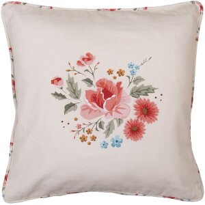 Clayre & Eef LRC21 Pernă decorativă cu motive florale...