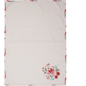 Clayre & Eef LRC42 Prosop de ceai bej 52x72 cm