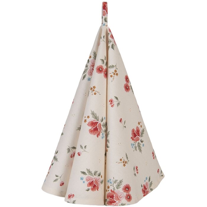 Clayre & Eef LRC48 Prosop de ceai bej Ø 82 cm