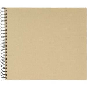 Goldbuch Spiralalbum Bella Vista beige 35x30 cm 40 weiße Seiten
