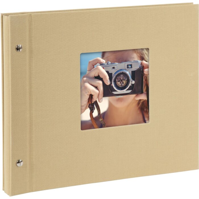 Album Goldbuch cu filet Bella Vista Beige 30x25 cm 40 pagini albe
