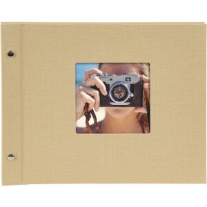 Album Goldbuch cu filet Bella Vista Beige 30x25 cm 40 pagini albe