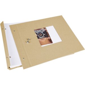 Album Goldbuch cu filet Bella Vista Beige 30x25 cm 40 pagini albe