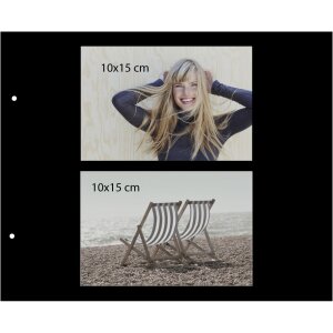 Album Goldbuch cu filet Bella Vista albastru cer 30x25 cm 40 pagini negre