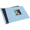 Album Goldbuch cu filet Bella Vista albastru cer 30x25 cm 40 pagini negre