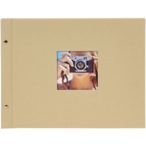 Album Goldbuch cu filet Bella Vista bej 39x31 cm 40 pagini albe