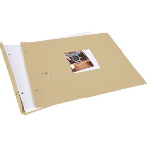 Album Goldbuch cu filet Bella Vista bej 39x31 cm 40 pagini albe