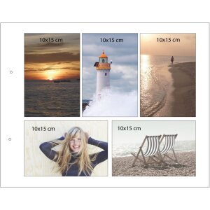 Album Goldbuch cu filet Bella Vista bej 39x31 cm 40 pagini albe