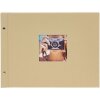 Album Goldbuch cu filet Bella Vista bej 39x31 cm 40 pagini albe