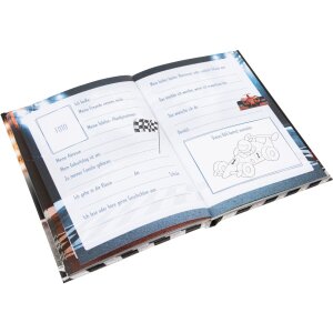 Caiet de prieteni Goldbuch Racing Champion 15x21 cm, 88 pagini ilustrate