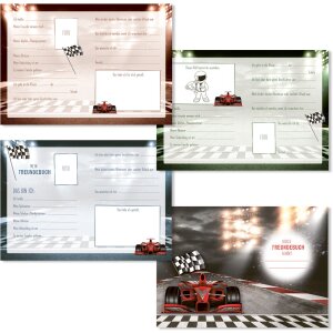 Caiet de prieteni Goldbuch Racing Champion 15x21 cm, 88 pagini ilustrate