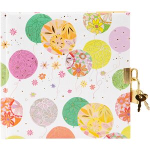 Goldbuch Tagebuch Celebrate! mit Schloss 16,5x16,5 cm 96...