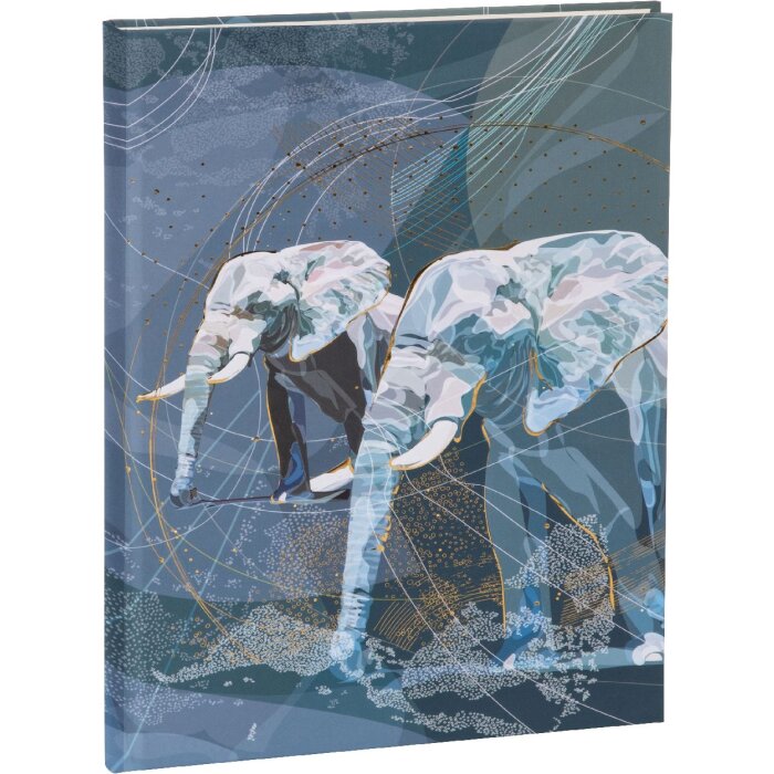 Caiet Goldbuch Elefanți 15x22 cm 200 pagini albe