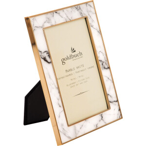 Goldbuch cadru metalic pentru portret Marmură 10x15 cm alb
